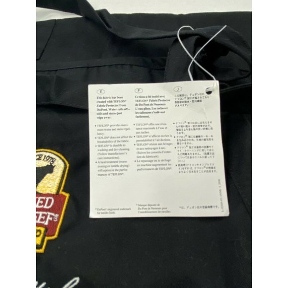 Server Black Angus Apron Full Embroidered With Logo 21” X 28" NEW Dad Gift - Picture 6 of 9
